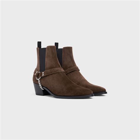 celine brown boots|Celine timberland boots.